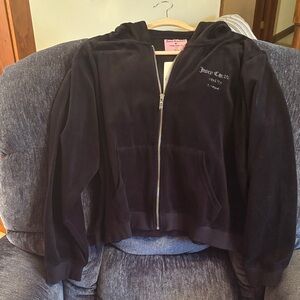 NWT…Juicy Couture Black Velour Jacket 3X Plus